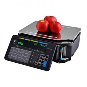 Digi-sm120-bench DIGI SM-120 LABEL PRINTER SCALE in action