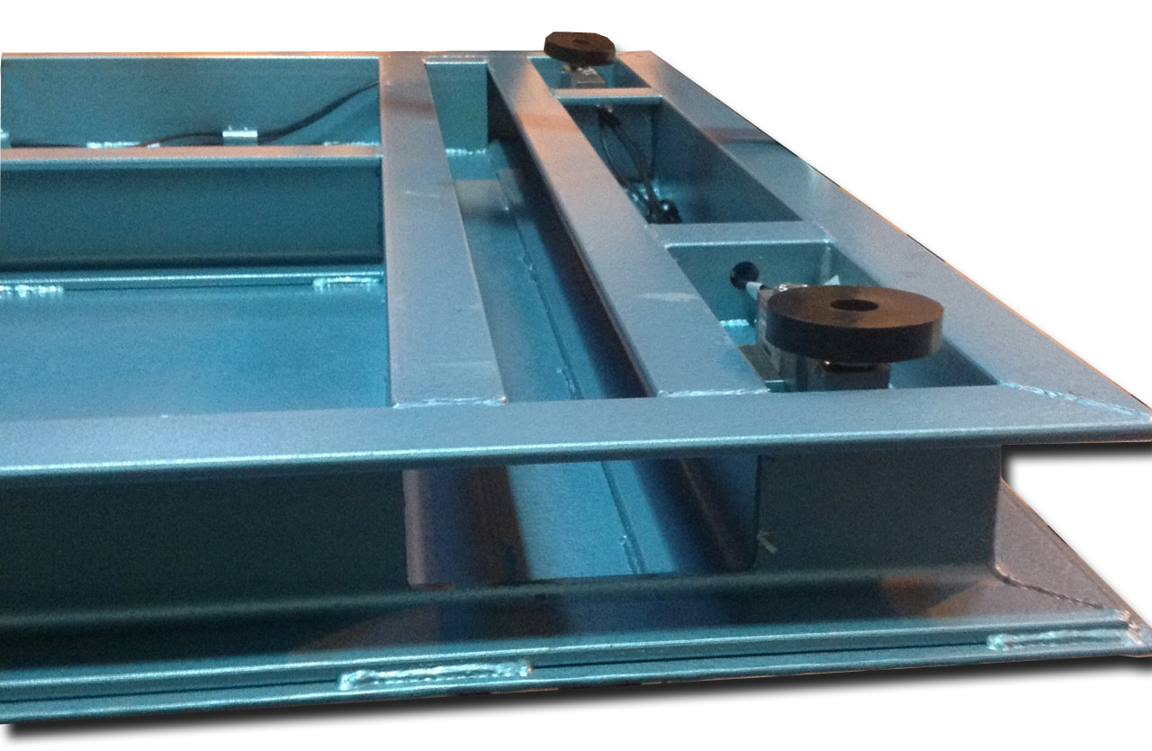heavy duty platform scale close up