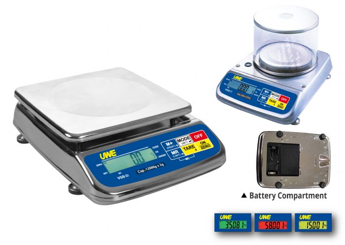 UWE VGS High Resolution All Stainless Steel Bench Scale